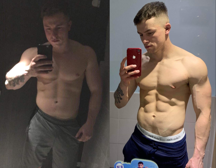 Transformation for BJJ athlete Ollie Davies